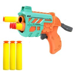 WISHKEY Plastic Foam Blaster Gun Toys for Kids, Toy Gun for Boys with 3 Foam Darts, Pretend Play Toy Gun, Fun Target Shooting Game for Kids, Assorted, 3 Years + (Pack of 1)-17