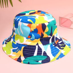 Babyhug Cotton Woven Two Layer Bucket Hat Multicolor - Diameter 75 cm-19