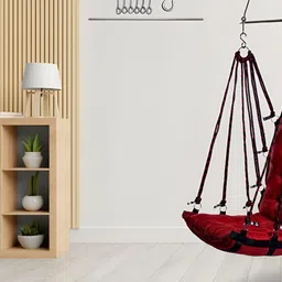 Swingzy Red Cotton Hammock Swing-27