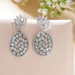 ZENEME Floral Drop Earrings-48