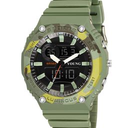 Kool Kidz Unisex Kids Dial & Straps Analogue and Digital Watch YM 664 GR-41