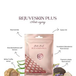 Silk Soft Set Of 5 Rejuveskin Plus Anti-Aging Face Sheet Mask - 25 ml Each image 4