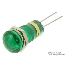 DIALIGHT PANEL MOUNT INDICATOR, LED, 8MM, GREEN, 2V, 608-1231-110F.-image-85