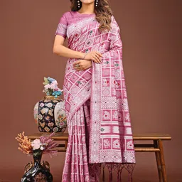 LeeliPeeri Designer Woven Design Zari Saree-45