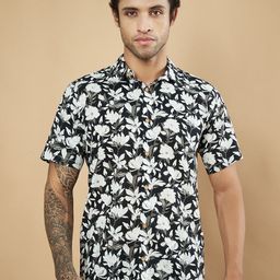 COTLAND FASHION Men Premium Floral Opaque Printed Casual Shirt-image-97