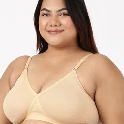 BLOSSOM Plus Size Double Layered Full Coverage Non Padded Everyday Bra image 4