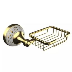 RN Stainless Steel Golden Wall Mount Soap Holder, 8046-image-16