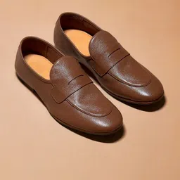 dmodot Men Leather Formal Loafers-picture-17