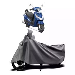 Auto Pearl Two Wheeler Cover with Bag for Hero Destini 125, Silver-image-46