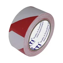 ETI Floor Marking Tape 48mm x 25mtr Red White Zebra-image-84