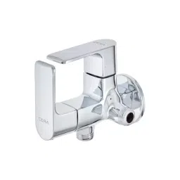 CERA Chelsea Quarter Turn Dual Lever Wall Mount 2 Way Angle Cock with Wall Flange, F1016211-15
