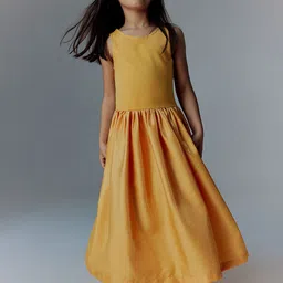 H&M Satin-Skirt Jersey Dress-picture-15