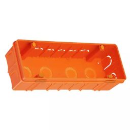 RAPID Jumbo Concealed Box 8 Modular Plastic Horizontal Orange, R-415 (Pack of 5)-97