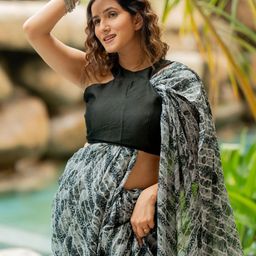 KALINI Poly Chiffon Leheriya Saree-picture-35