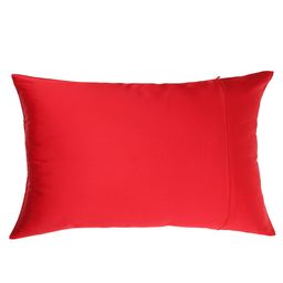 ANS Red & Orange Set of 3 Striped Rectangle Cushion Covers image 4