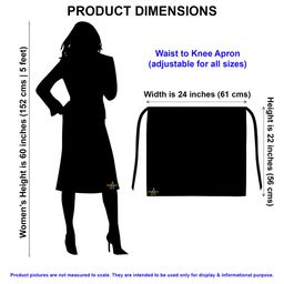 ArtzFolio Printed Apron With 1 Patch Pockets image 5