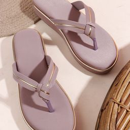 SUKUN Women Knot-Detail Slip-On Open Toe Flats-picture-47
