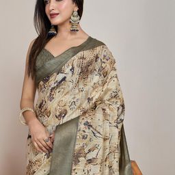 DIVASTRI Yellow Tissue Woven Design Sarees-picture-20