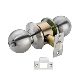 Link Knob Lock Round Stainless Steel, Knob-Set-Economy-BK-33