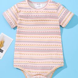 Kookie Kids Short Sleeves Onesie Aztec Print - Multicolor-picture-18