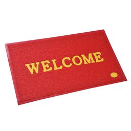 Jars Collections  Welcome Anti Skid Rubber Floor Door Mat - Red-image-20