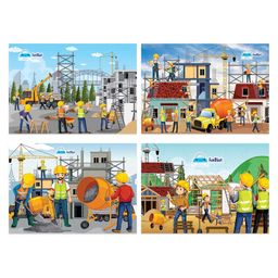 FunBlast Building Construction theme Jigsaw Puzzle for Kids  Set of 4- 96 Pcs-18