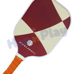 Hop N Play Lightweight Fiberglass Pickleball Paddle with Polypropylene Honeycomb Core & Anti-Slip Comfortable Grip for Men Women, Single Racket White-picture-0