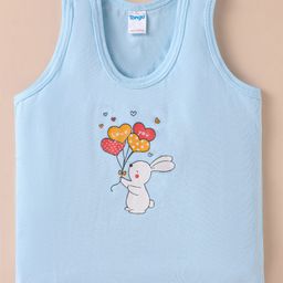 Tango Single Jersey Knit Sleeveless Vest With Bunny Print - Sky Blue-image-30