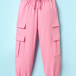 Pine Kids Cotton Knit Full Length Solid Lounge Pant - Pink-picture-16