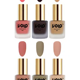 VOLO Set Of 6 Velvet Matte Nail Polish - 8 ml Each-10