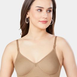 Trylo Women Full Coverage Non Padded Cotton Bra-27