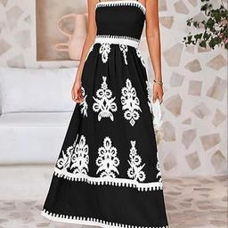 Outzidr Print Maxi Dress-image-18