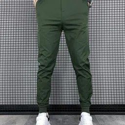 KPOP Men Urban Slim Slim Fit Joggers-image-97