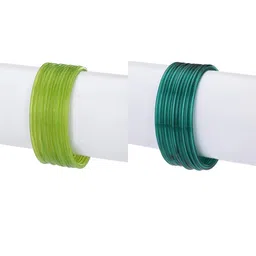 1ST TIME Set Of 24 Green Alloy Bangles-picture-42