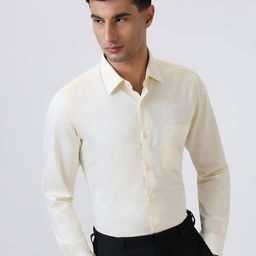 Raymond Men Pure Cotton Cutaway Collar Full Sleeve Formal Shirt-image-60