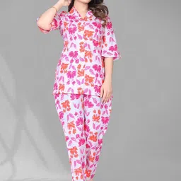 KALINI Printed Shirt With Palazzos Co-Ords-picture-49