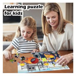 FunBlast Building Construction theme Jigsaw Puzzle for Kids  Set of 4- 96 Pcs image 5