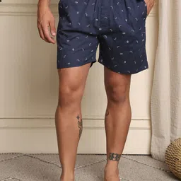 Mast & Harbour Printed Cotton Boxer B13-S-picture-14