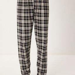 Happiness istanbul Checked Pure Cotton Straight-Leg Lounge Pants-picture-20