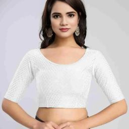 Round Neck Women Blouse-image-27
