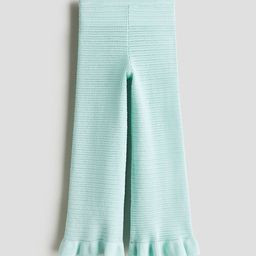H&M Flared Cotton-Knit Leggings-image-46