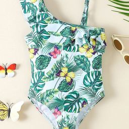 YK Girls Printed Swimwear Bodysuit-picture-7