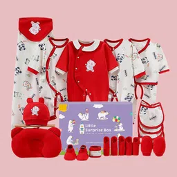 Little Surprise Box LLP Infants 22-Pcs Baby Apparel Gift Set-image-81