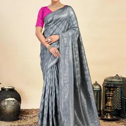 HERE&NOW Woven Design Banarasi Saree-picture-10