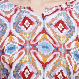 Moda Rapido Women's Multi Viscose Rayon Tunic & Trousers Co-ords-picture-17