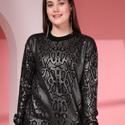 Thirty Threads Women Printed Woollen Pullover-image-42