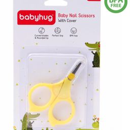 Babyhug Nail Scissor With Cover - Yellow-image-50