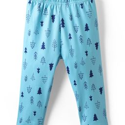 Kookie Kids Full Length Leggings Tree Print - Blue-image-51