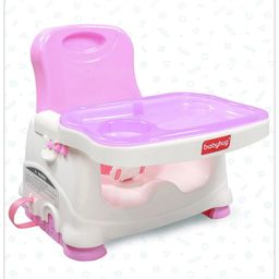 Babyhug 2 in 1 Feeding Chair & Booster Seat - Pink-image-9
