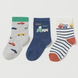 Elementary Anti Microbial Super Soft Ankle Length Organic Cotton Socks Pack of 3 - Multicolour-image-74